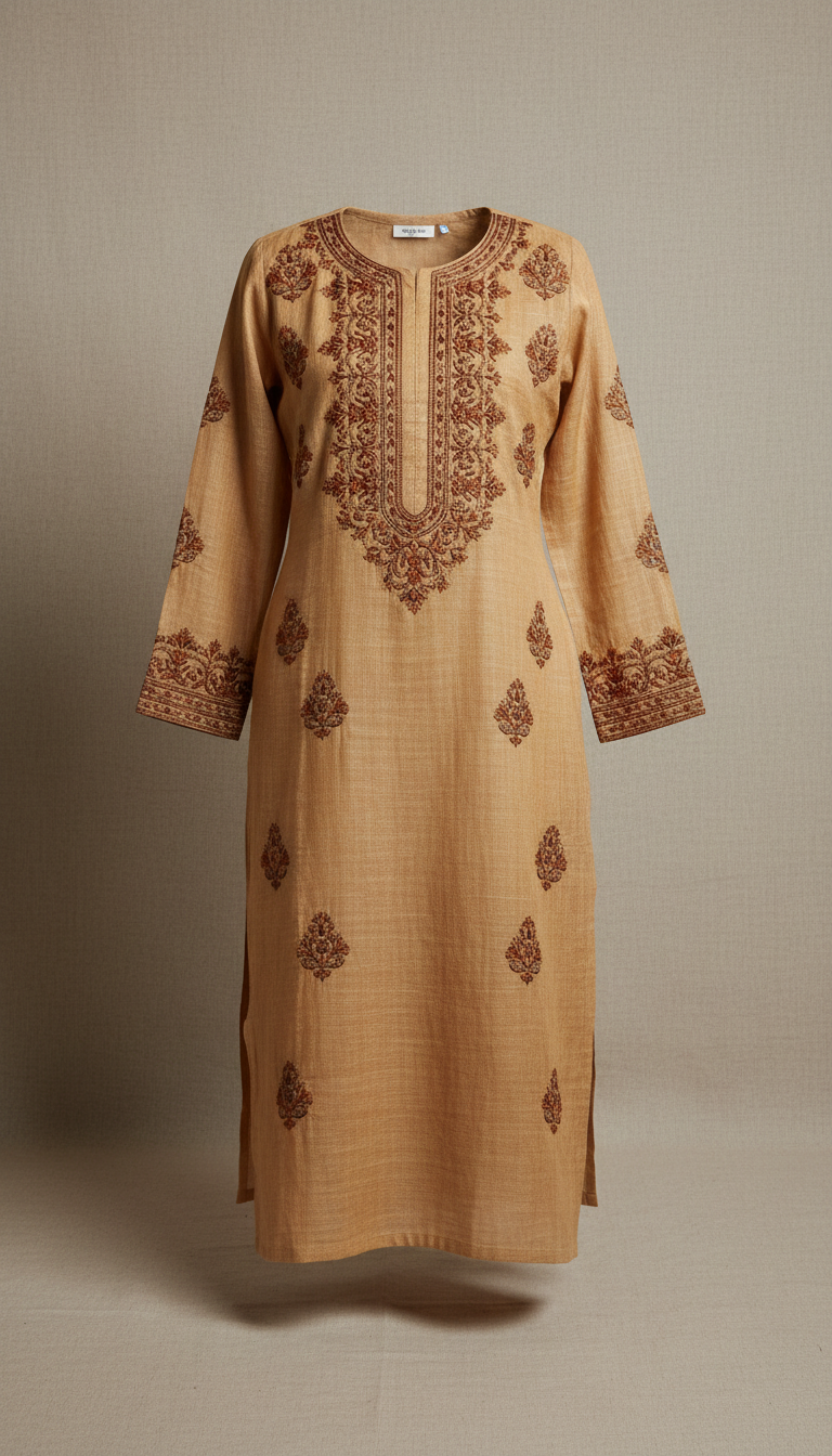 Handloom Kurti With Textured Finish